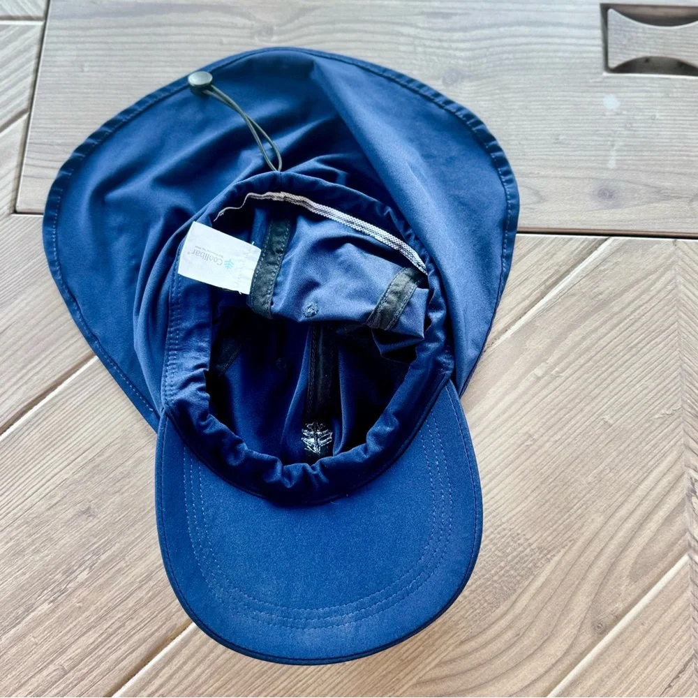 Coolibar l Kid's Surfs Up All Sport Hat l Navy